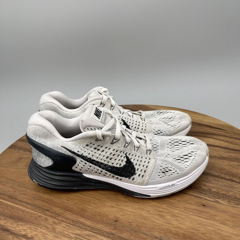 Nike LunarGlide 7 Shoes Womens Size 6.5 White Running Lunarlon 747356-100